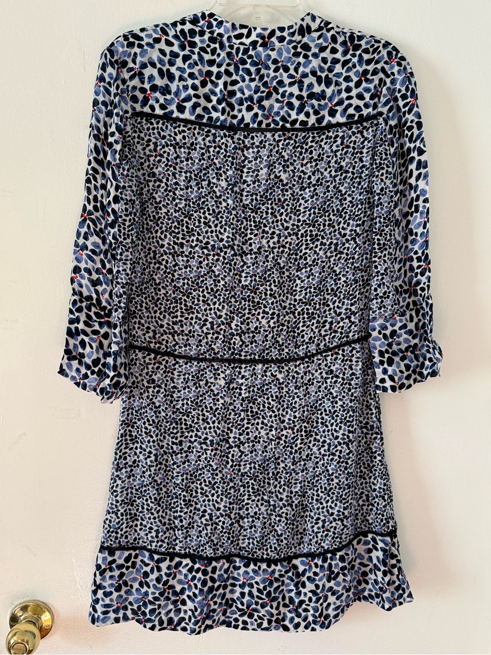 Reiss Anush Blue Dress- Size 0 - Picture 7 of 8